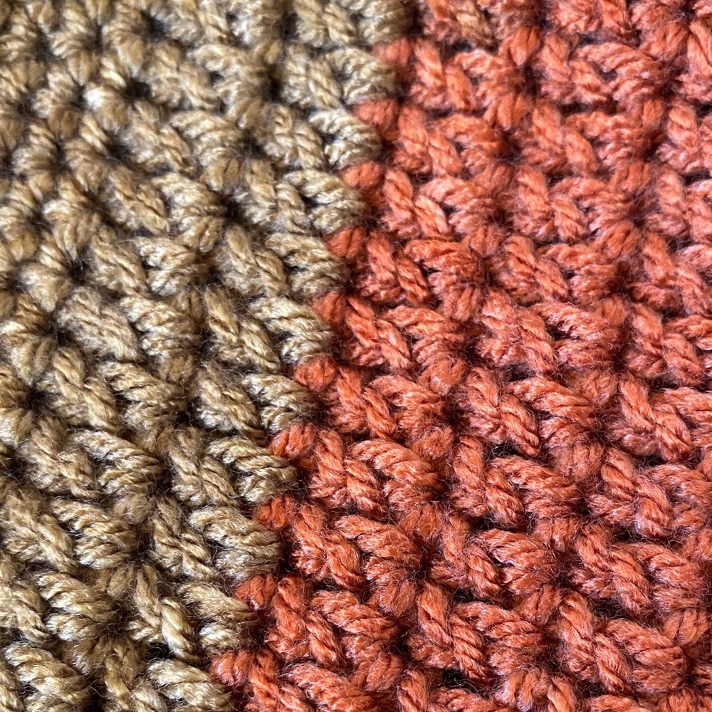 Multicolored Crochet Slouchy Beanie Tam - Picture 7 of 7